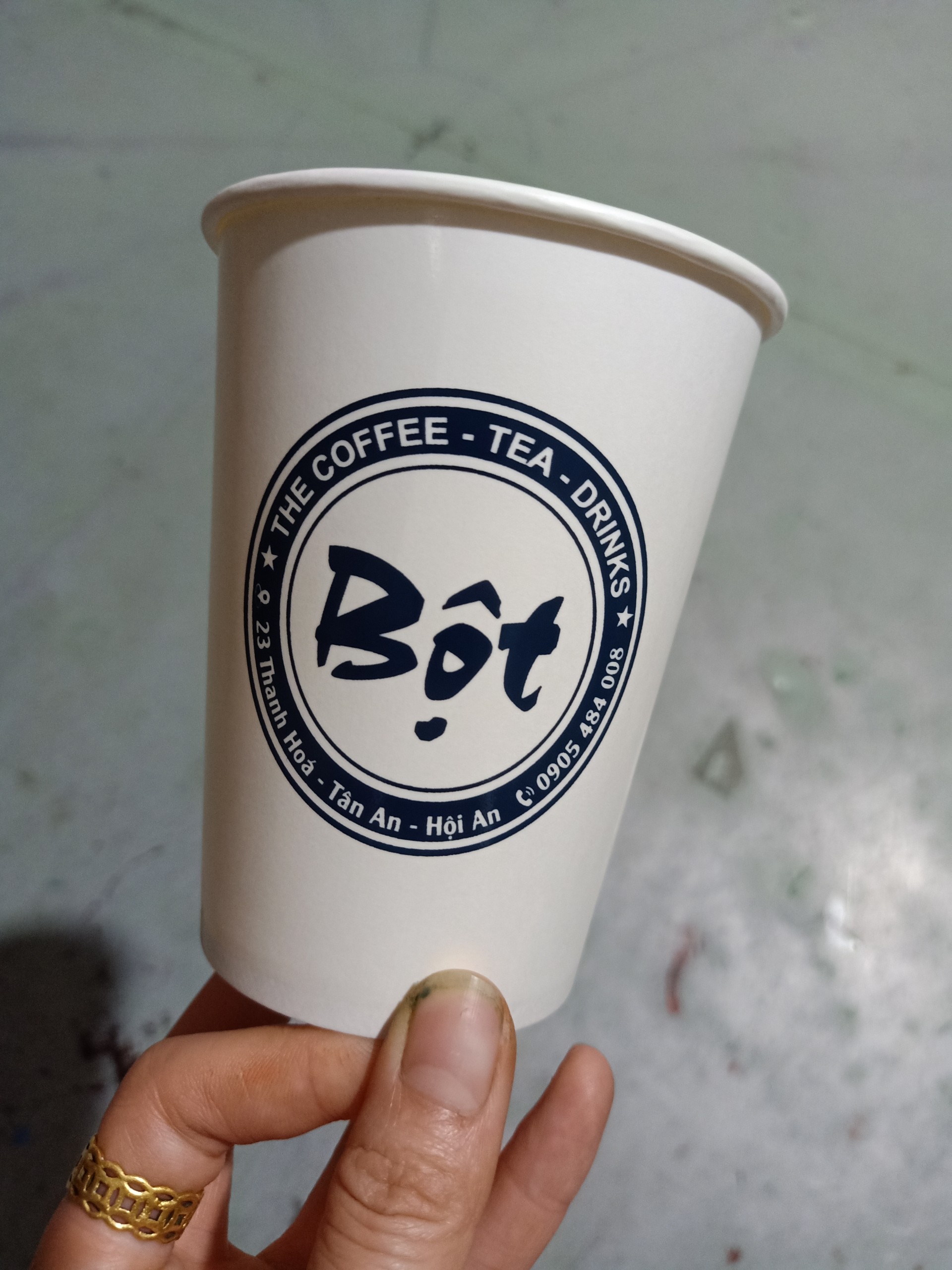 In Logo Ly Giấy 12oz(360ml)